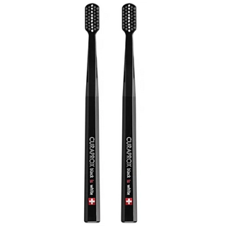 Набір зубних щіток Black Is White Duo Black UltraSoft, чорні d 0,10 мм