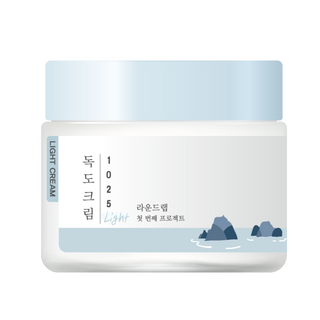 Легкий зволожувальний крем з морською водою ROUND LAB 1025 Dokdo Light Cream, 80 ml