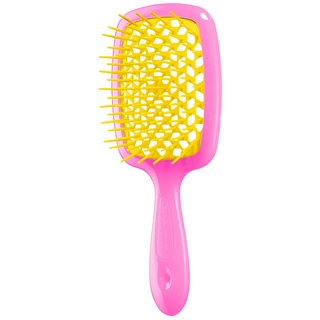 Гребінець SUPER BRUSH рожевий з жовтим