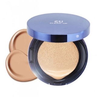 Інноваційний кушон зі змінним блоком (23 тон) Clean-Up Skinfit Cushionpact No.23 SPF 50+ PA+++