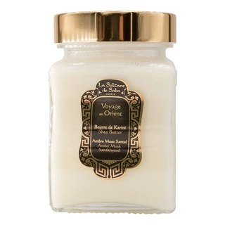 Масло каріте з ароматом амбри, мускусу і сантала La Sultane De Saba Shea Butter Amber Musk Sandalwood 300г