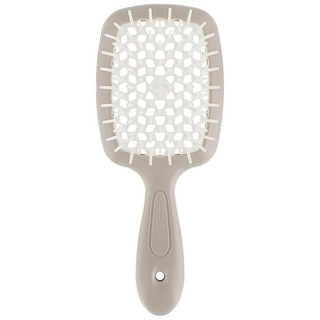 Гребінець Janeke SUPER BRUSH сірий з білим