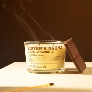 Ароматична свічка Sister&rsquo;s Aroma CHOCOLAT VANNILE 150 г
