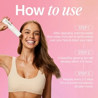 Спрей автозасмага для обличчя у відтінку Dark - Bali Body Face Tan Mist Dark , 100 ml