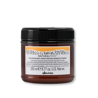 NOURISHING Vegetarian Miracle Mask Живильна зволожувальна маска Вегетаріанське диво для сухого та ламкого волосся Naturaltech Davines, 250 мл