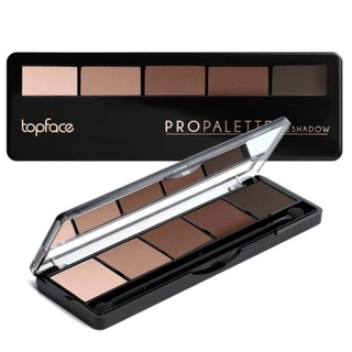 Тіні для повік 5-колірні Topface Pro Palette Eyeshadow 8 г - "008"