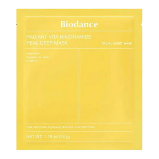 Biodance Radiant Vita Niacinamide Real Deep Mask - Гідрогелева маска для обличчя