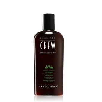 Засіб 3 в 1 , Шампунь , Кондиціонер , Гель для душу American Crew 3 IN 1 Tea Tree , 250 ml