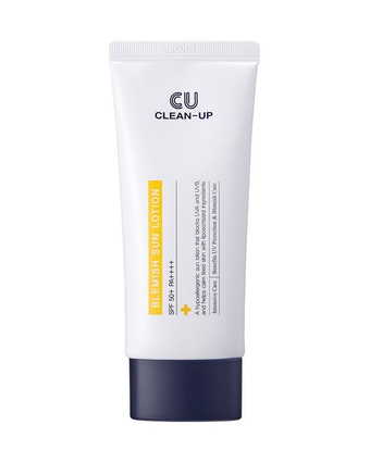 Clean-Up Blemish Sun Lotion SPF 50+ PA++++ - Сонцезахисний лосьйон з ліпосомами на стабільних фільтрах 60 мл