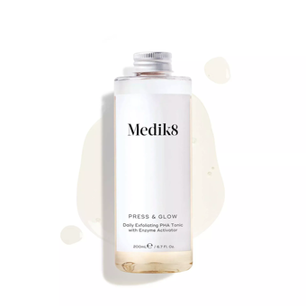 ЗМІННА ПЛЯШКА - Щоденний відлущувальний тонік з кислотою PHA й активатором ферментів Medik8 - PRESS & GLOW™, 200 мл