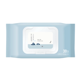 Очищувальні серветки з морською водою ROUND LAB 1025 Dokdo Cleansing Tissue 30 sheets