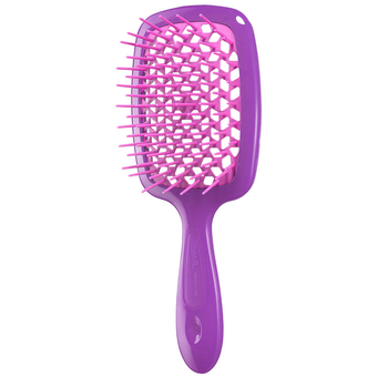 Гребінець SUPER BRUSH фуксія з малиновим