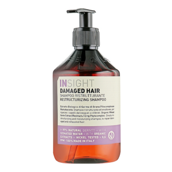 Шампунь для відновлення пошкодженого волосся Insight Damaged Hair Restructurizing Shampoo 400мл