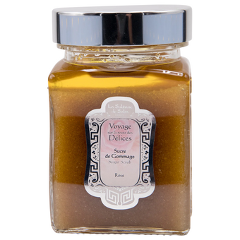 Цукровий скраб для тіла з ароматом троянди La Sultane De Saba Sugar Body Scrub Rose 300г