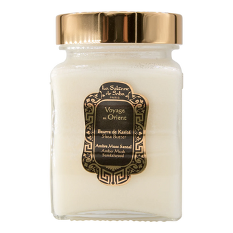 Масло каріте з ароматом амбри, мускусу і сантала La Sultane De Saba Shea Butter Amber Musk Sandalwood 300г