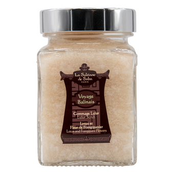 Скраб кокосовий для тіла Лотос і Франжипані La Sultane De Saba Gommage Voyage Balinais Lulur Bali Lotus & Frangipani Flowers 300г