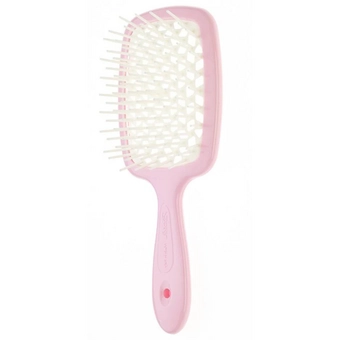 Гребінець Janeke SUPER BRUSH рожевий з білим