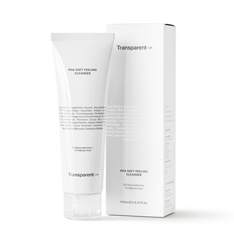 Очищуючий засіб для обличчя з ефектом пілінгу TRANSPARENT-LAB PHA SOFT PEELING CLEANSER, 150 мл