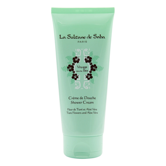 Крем-Гель для Душу  Алое та Квіти Тіаре La Sultane De Saba Voyage Iles Shower Cream Tiare Flowers and Aloe Vera 200мл