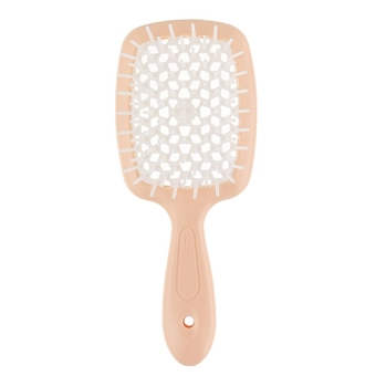 Гребінець Janeke SMALL SUPER BRUSH персиковий з білим