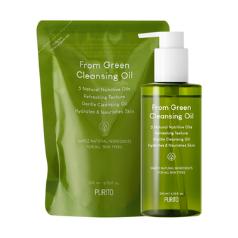 Гідрофільна олія + рефіл Purito Seoul From Green Cleansing Oil, 200 ml + 200 ml
