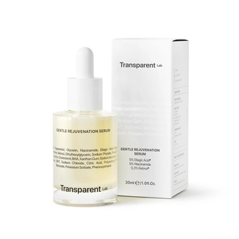 TRANSPARENT-LAB Освітлююча сироватка проти старіння GENTLE REJUVENATION SERUM, 30 мл