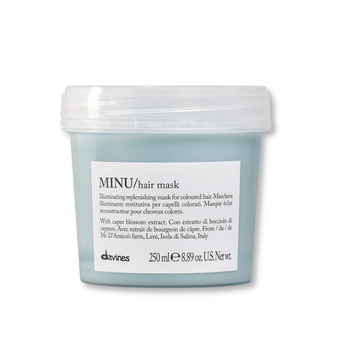 MINU Hair Mask Відновлювальна маска для блиску та збереження кольору фарбованого волосся Essential Haircare Davines, 250 мл