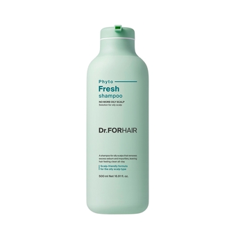 Dr.FORHAIR Phyto Fresh - Міцелярний шампунь для жирної шкіри голови , 500 ml