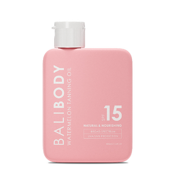 Масло для засмаги з насінням кавуна SPF15 - Ball Body Watermelon Tanning Oil SPF15 , 100 ml